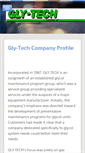 Mobile Screenshot of glytech.com